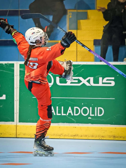 Alejandra Alfonso, jugadora de hockey línea de CPH Skulls y del Doussoux Team