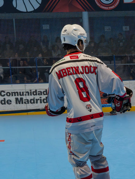 Eric Mbeinjock, jugador de hockey línea de Arona Tenerife y del Doussoux Team